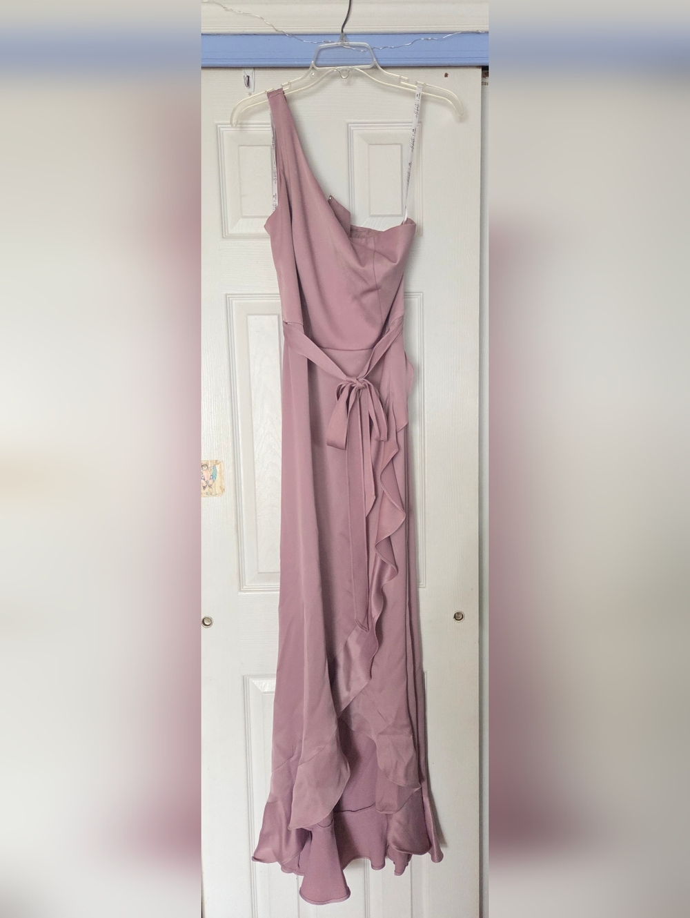 Elegant DB Quartz Ruffle Wrap Dress